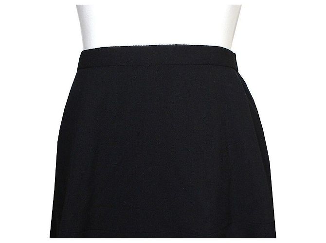 Kenzo Falda acampanada bordada Negro - vista 4
