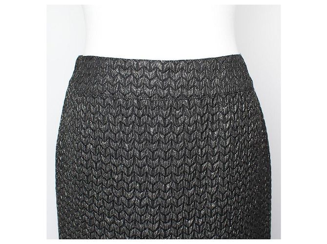 Zadig & Voltaire Jupe Métallique Zadig Voltaire Noir - vue 4