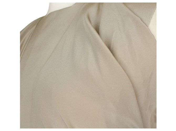 Balenciaga Vestido beige Castaño - vista 5