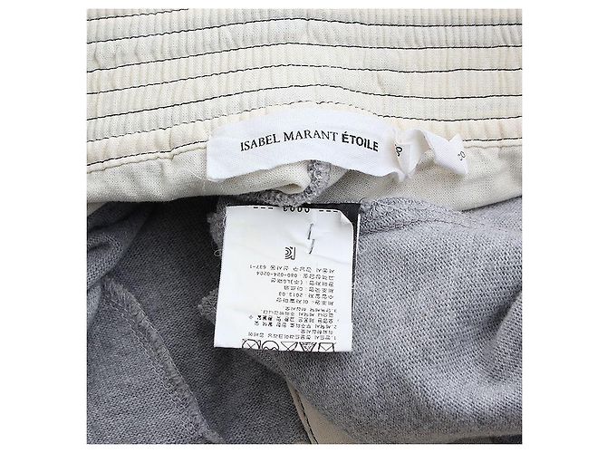 Pantalones Jogger Grises Isabel Marant Étoile Castaño - vista 3
