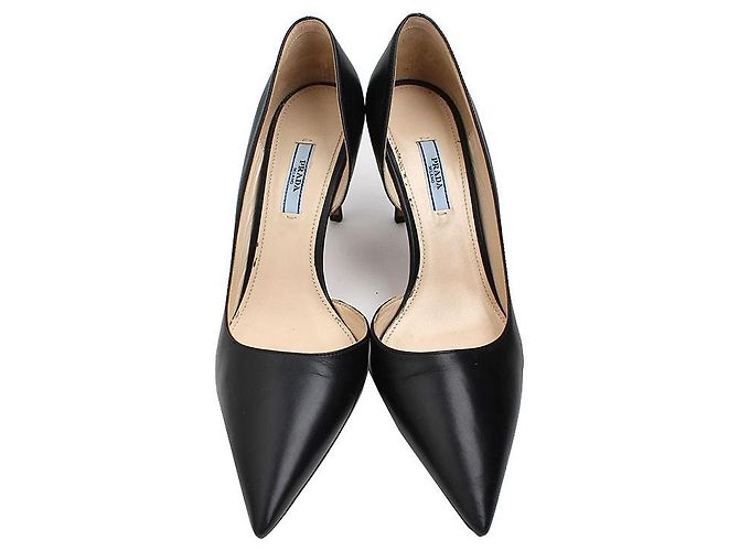 Prada Schwarze Lederpumps - Ansicht 2