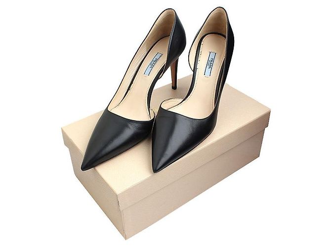 Prada Schwarze Lederpumps - Ansicht 5