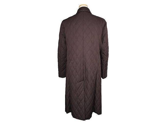 Burberry Abrigo largo acolchado marrón LM Castaño - vista 2