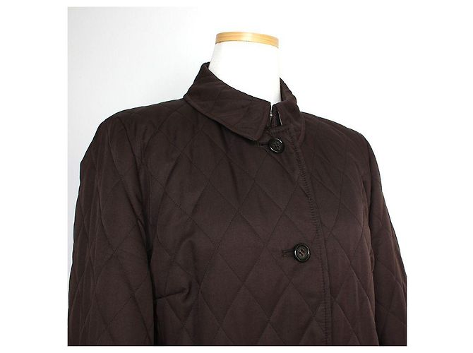 Burberry Abrigo largo acolchado marrón LM Castaño - vista 4