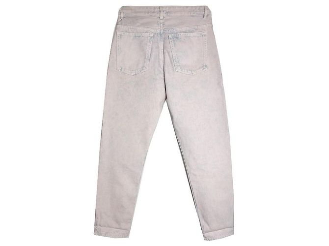 Pantaloni in denim blu lavato con stampa Isabel Marant Étoile - vista 2