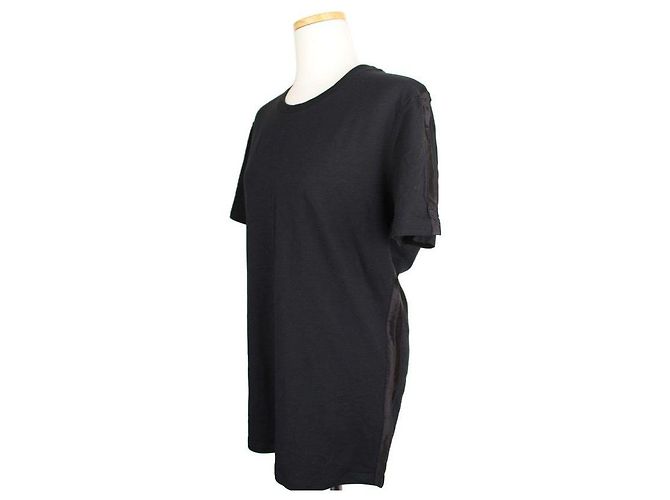 Dolce & Gabbana T-Shirt mit schwarzem Satinbesatz - Ansicht 2