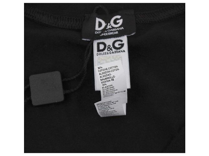 Dolce & Gabbana T-Shirt mit schwarzem Satinbesatz - Ansicht 5