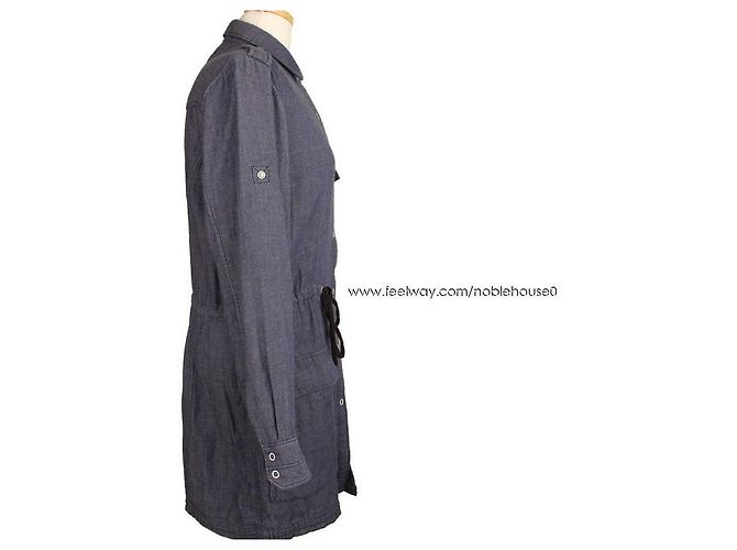 Rag & Bone Vestito Camicia Blu Indigo - vista 3