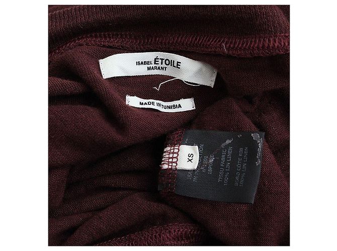 Braunes Leinen Langarmoberteil von Isabel Marant Étoile - Ansicht 3