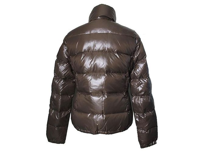 Moncler Olivengrüne Daunenjacke - Ansicht 2
