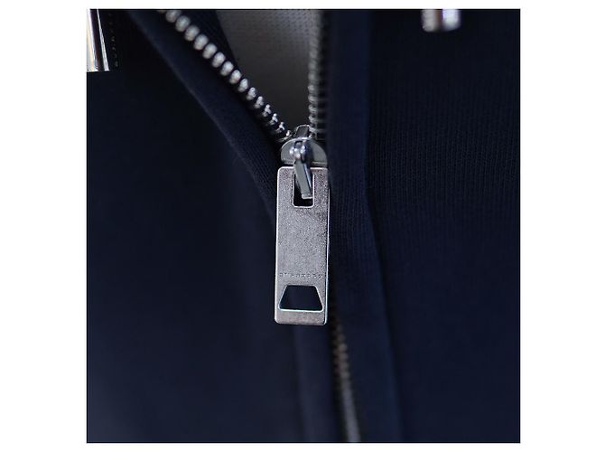 Burberry Sudadera con Capucha para Mujer con Cremallera en Algodón Marino con Logo de Caballo - Regalo para Amigas Azul - vista 12