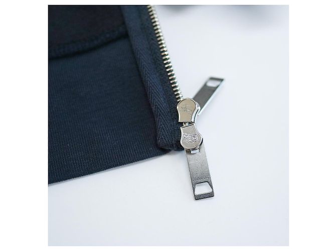 Burberry Sudadera con Capucha para Mujer con Cremallera en Algodón Marino con Logo de Caballo - Regalo para Amigas Azul - vista 16