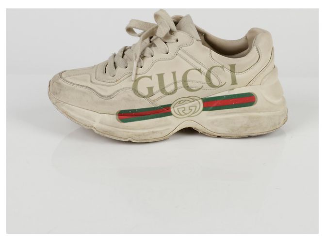 Gucci Raiton Sneaker Größe Weiß - Ansicht 4