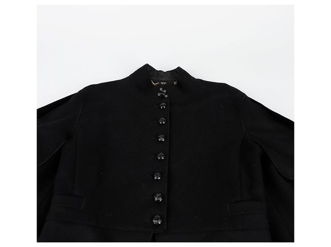 Burberry Cape-Jackett Größe Schwarz - Ansicht 3