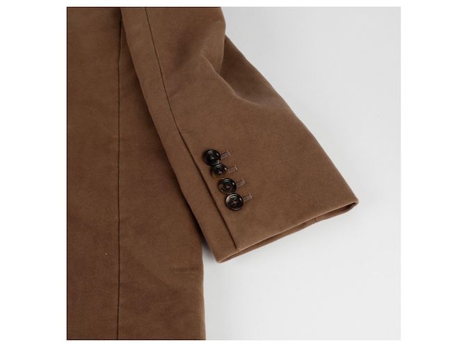 Gucci Web Label Mantel Größe Braun - Ansicht 13