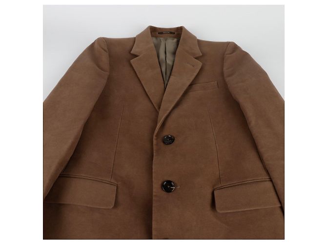 Gucci Web Label Mantel Größe Braun - Ansicht 4