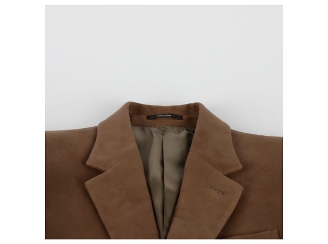 Gucci Web Label Mantel Größe Braun - Ansicht 5