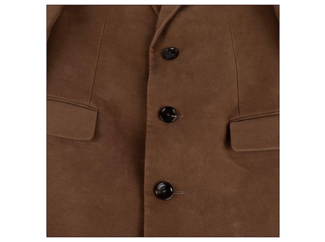 Gucci Web Label Mantel Größe Braun - Ansicht 6