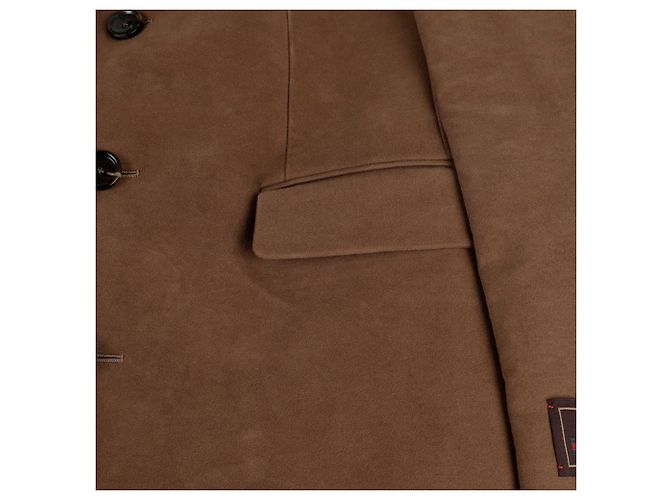 Gucci Web Label Mantel Größe Braun - Ansicht 7