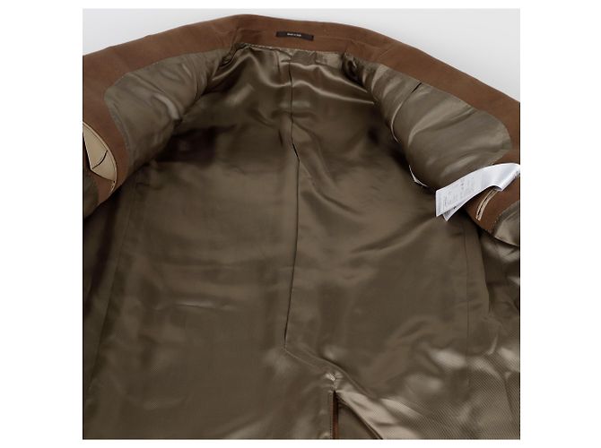 Gucci Web Label Mantel Größe Braun - Ansicht 9