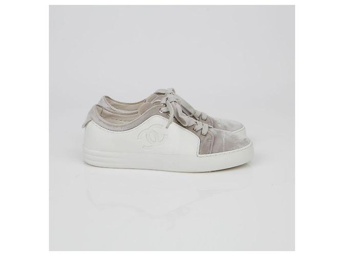Chanel Baskets basses Blanc - vue 6