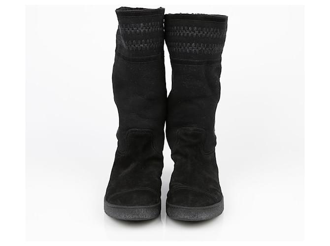Chanel Botas de shearling Talla Negro - vista 3