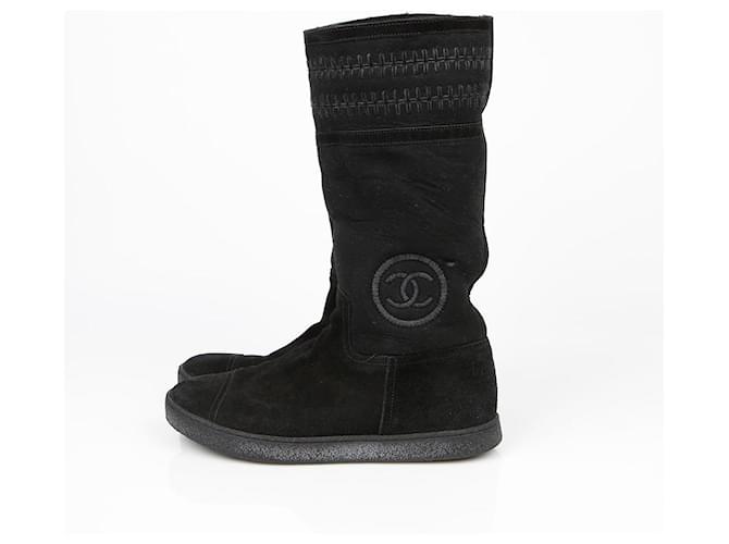 Chanel Botas de shearling Talla Negro - vista 4