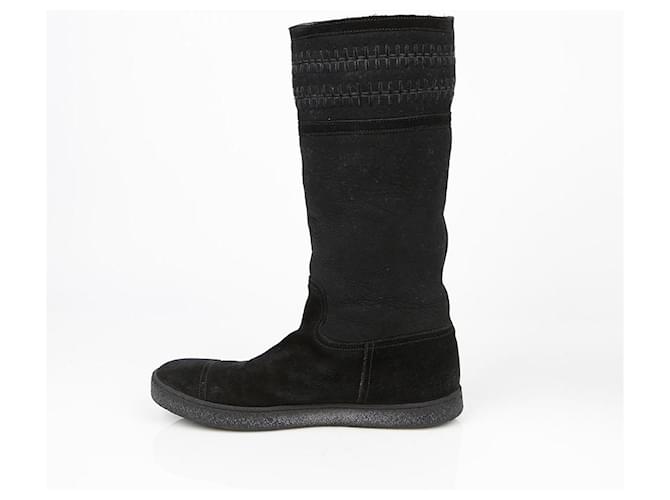 Chanel Botas de shearling Talla Negro - vista 7