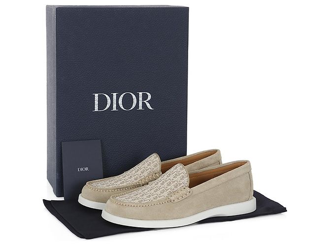 Dior Mocassins de Camurça Oblique Graniville - vista 12