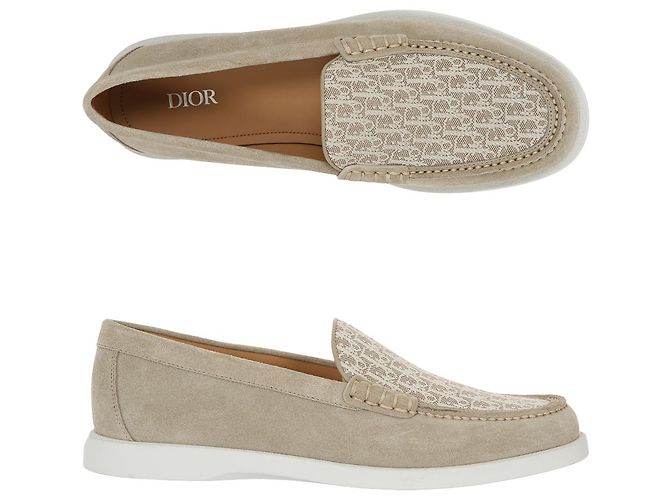 Dior Mocassins de Camurça Oblique Graniville - vista 2