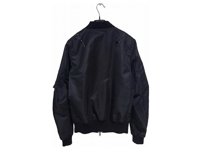 Valentino Giacca Bomber Rockstud Nero - vista 2