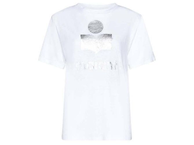 Isabel Marant Leinen T-Shirt mit kurzen Ärmeln - Ansicht 4