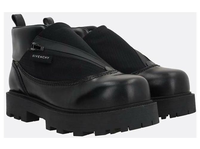 Givenchy Leather Ankle Boots Black - view 5
