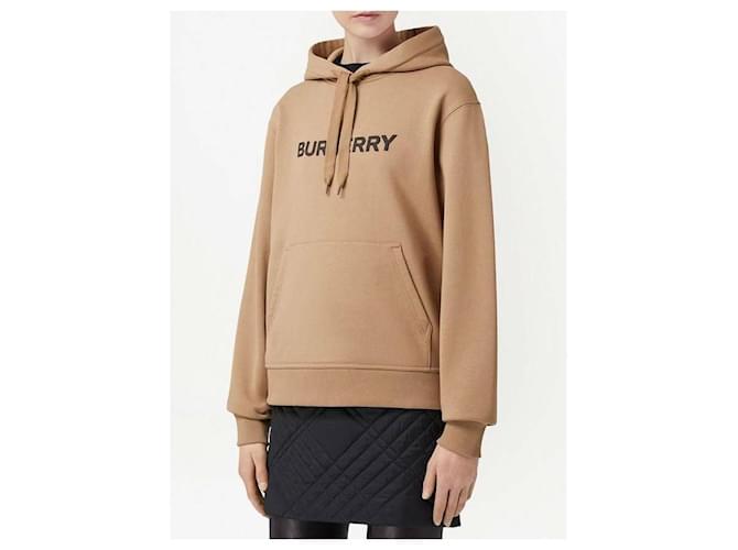 Burberry Sudadera con capucha de algodón con logo Castaño - vista 4