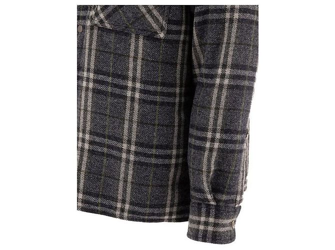 Burberry Sovracamicia in lana a quadri Blu - vista 7