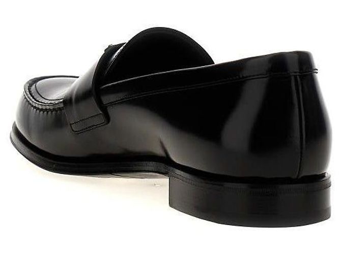 Prada Mocassini in pelle spazzolata Nero - vista 6