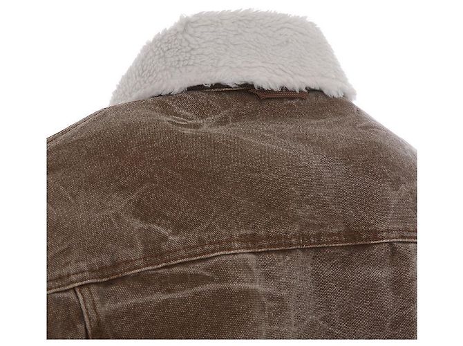 Chaqueta de denim con logo Acne Face - view 10