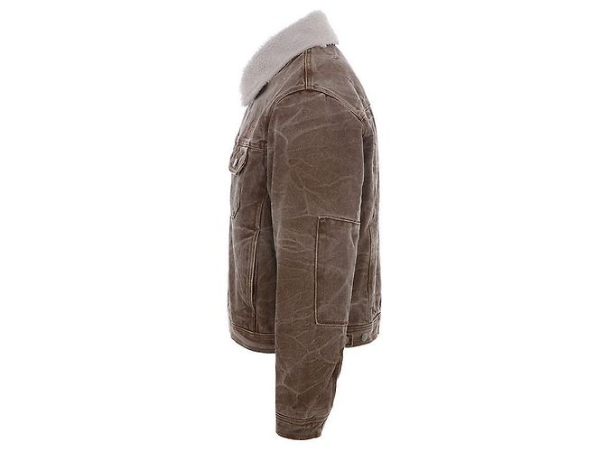 Chaqueta de denim con logo Acne Face - view 5