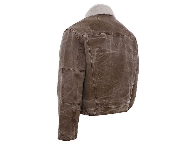 Chaqueta de denim con logo Acne Face - view 6