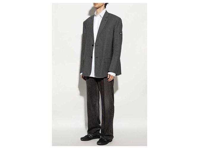 Balenciaga Schwarze gerade Jeans - Ansicht 5