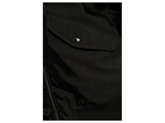 Saint Laurent Giacca Bomber Nero - vista 5
