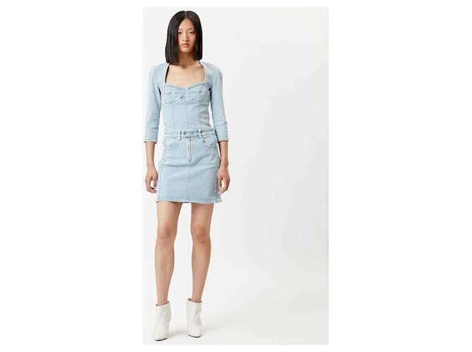 Isabel Marant Falda vaquera Azul - vista 6