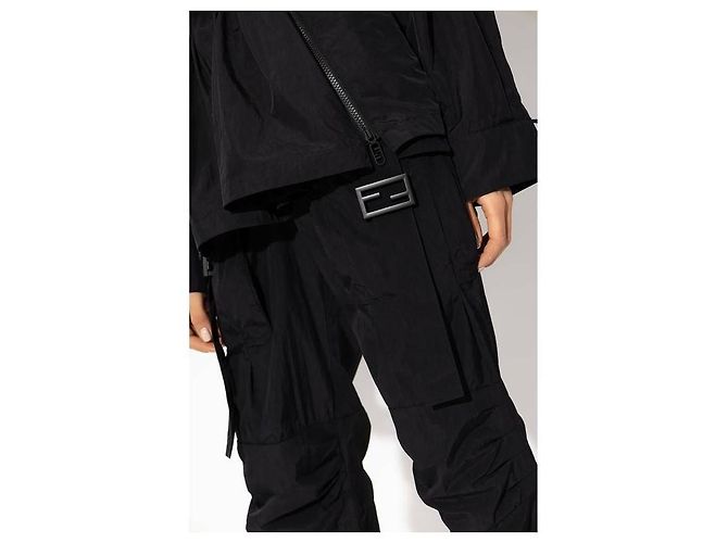 Fendi Pantaloni in nylon Baguette - vista 5