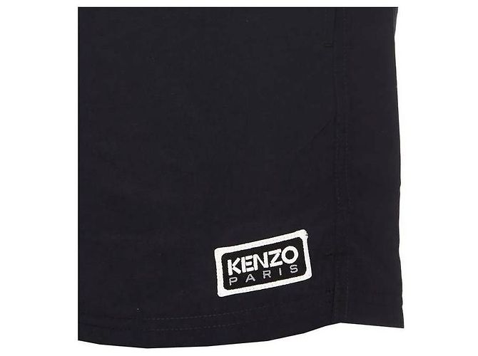 Kenzo Shorts de banho com patch de logo - vista 7