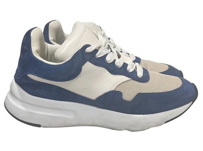 Sneakers da uomo oversized a basso profilo Alexander McQueen Blu - vista 2