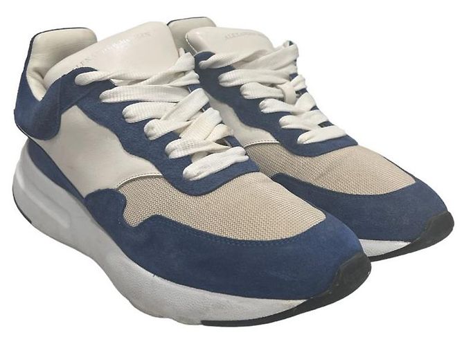 Sneakers da uomo oversized a basso profilo Alexander McQueen Blu - vista 3