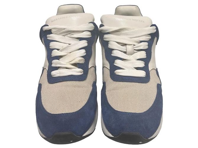 Sneakers da uomo oversized a basso profilo Alexander McQueen Blu - vista 4