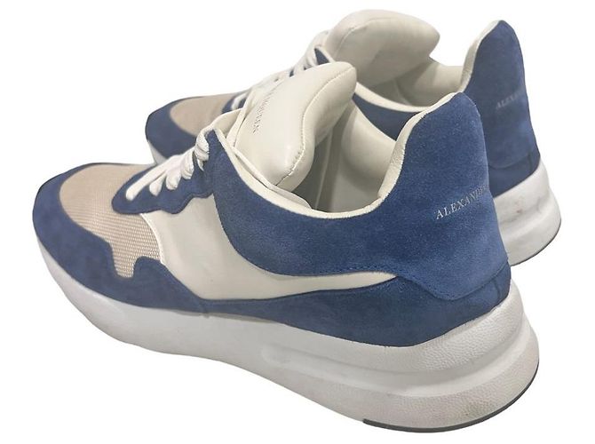Sneakers da uomo oversized a basso profilo Alexander McQueen Blu - vista 7