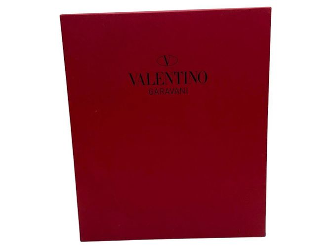 Valentino Slingback Piatto Garavani Rockstud Borgogna Rosso - vista 7