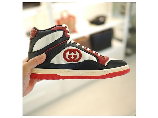 Gucci Herren Sneaker aus Stoff in Schwarz und Weiß - Ansicht 10
